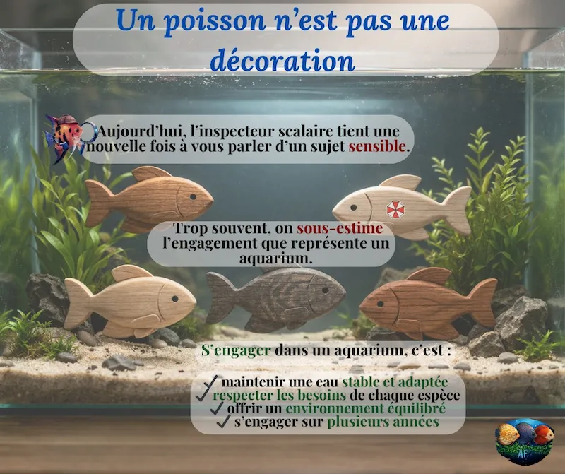 L’achat d’un poisson : un engagement sur le long terme