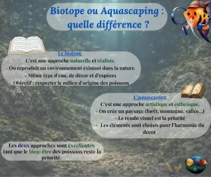 Biotope ou Aquascaping – Quelle approche choisir pour votre aquarium ?