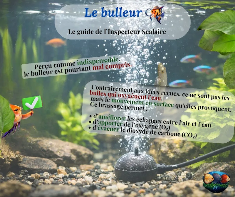 Le bulleur en aquarium : utile ou indispensable ?